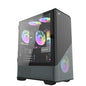 DARKFLASH DLC31 ATX CASE W/ TEMPERED GLASS SIDE PANEL (GRAY)