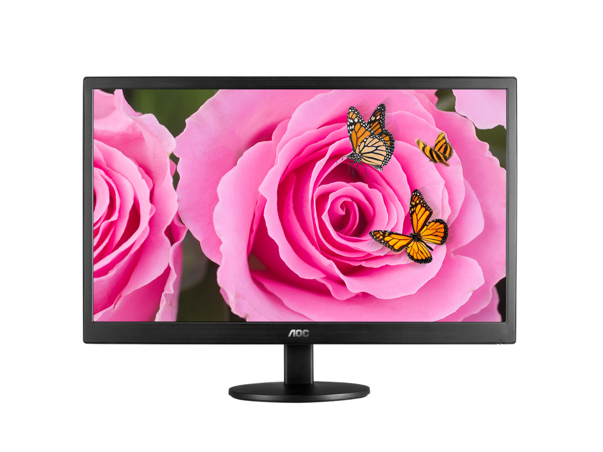 OPEN BOX : AOC E1670SWU 15.6" WLED MONITOR BLACK (WALLMOUNT, VGA)