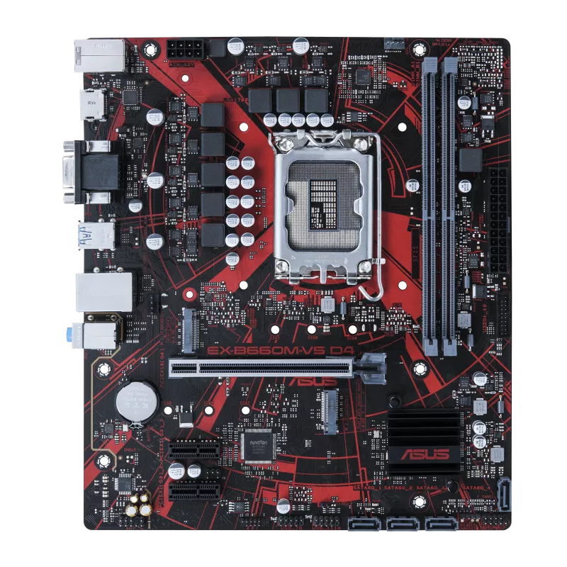 ASUS EX-B660M-V5 D4 2DDR4 2XM.2 MOTHERBOARD (HDMI, DB15)