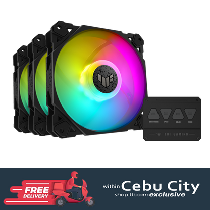 ASUS TUF GAMING TF120 ARGB FAN 3PACK (BLACK)