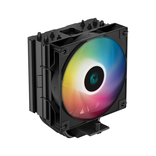 DEEPCOOL AG400 ARGB SINGLE-TOWER CPU COOLER (BLACK)