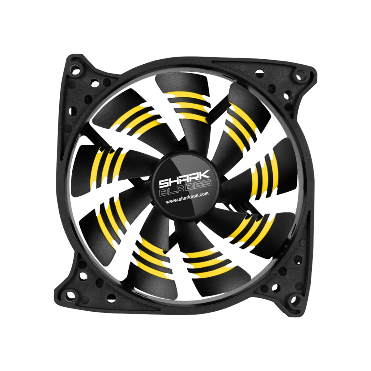 SHARKOON SHARK BLADES 120MM FAN (YELLOW)