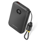 VENTION 10000MAH 22.5W POWERBANK (1XUSB-A, 2XUSB-C) W/ BUILT-IN USB-C CABLE-Black