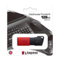 KINGSTON DATA TRAVELLER EXODIA M 128GB USB3.2 FLASH DRIVE RED