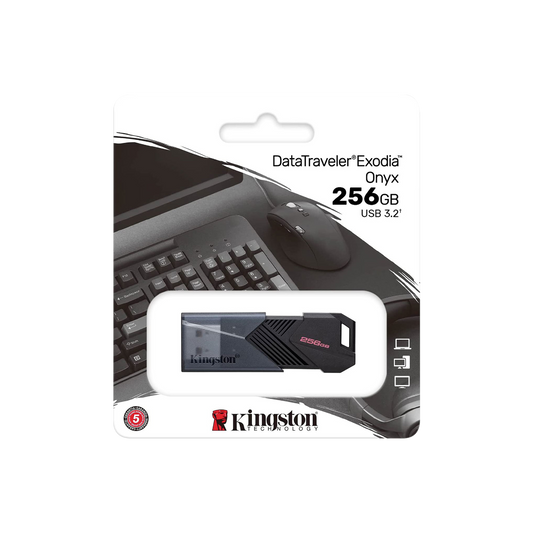 KINGSTON DATA TRAVELLER EXODIA ONYX 256GB USB3.2 FLASH DRIVE