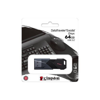 KINGSTON DATA TRAVELLER EXODIA ONYX USB3.2 FLASH DRIVE