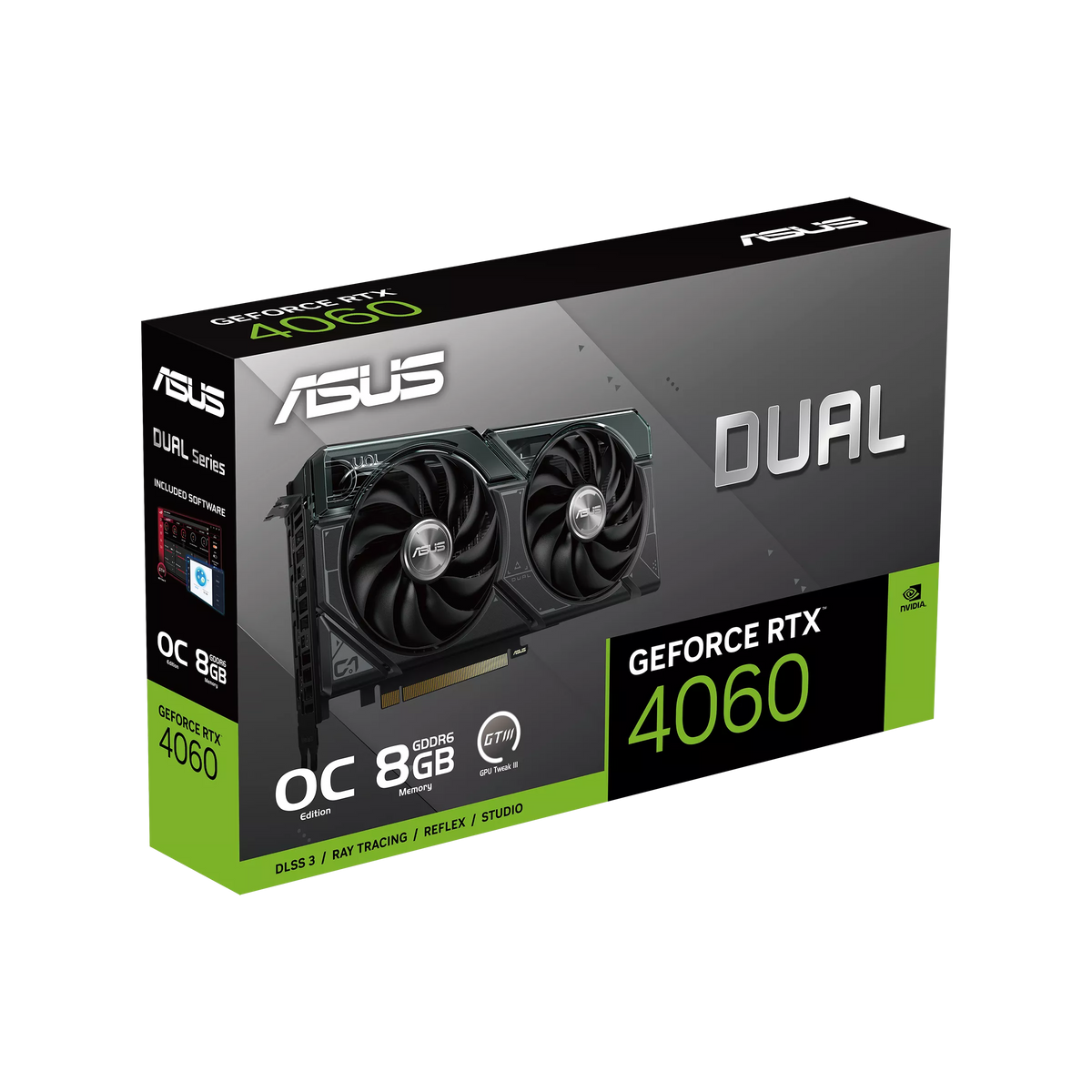 ASUS RTX 4060 8GB 128BIT GDDR6 DUAL-O8G (HDMI, 3XDP)