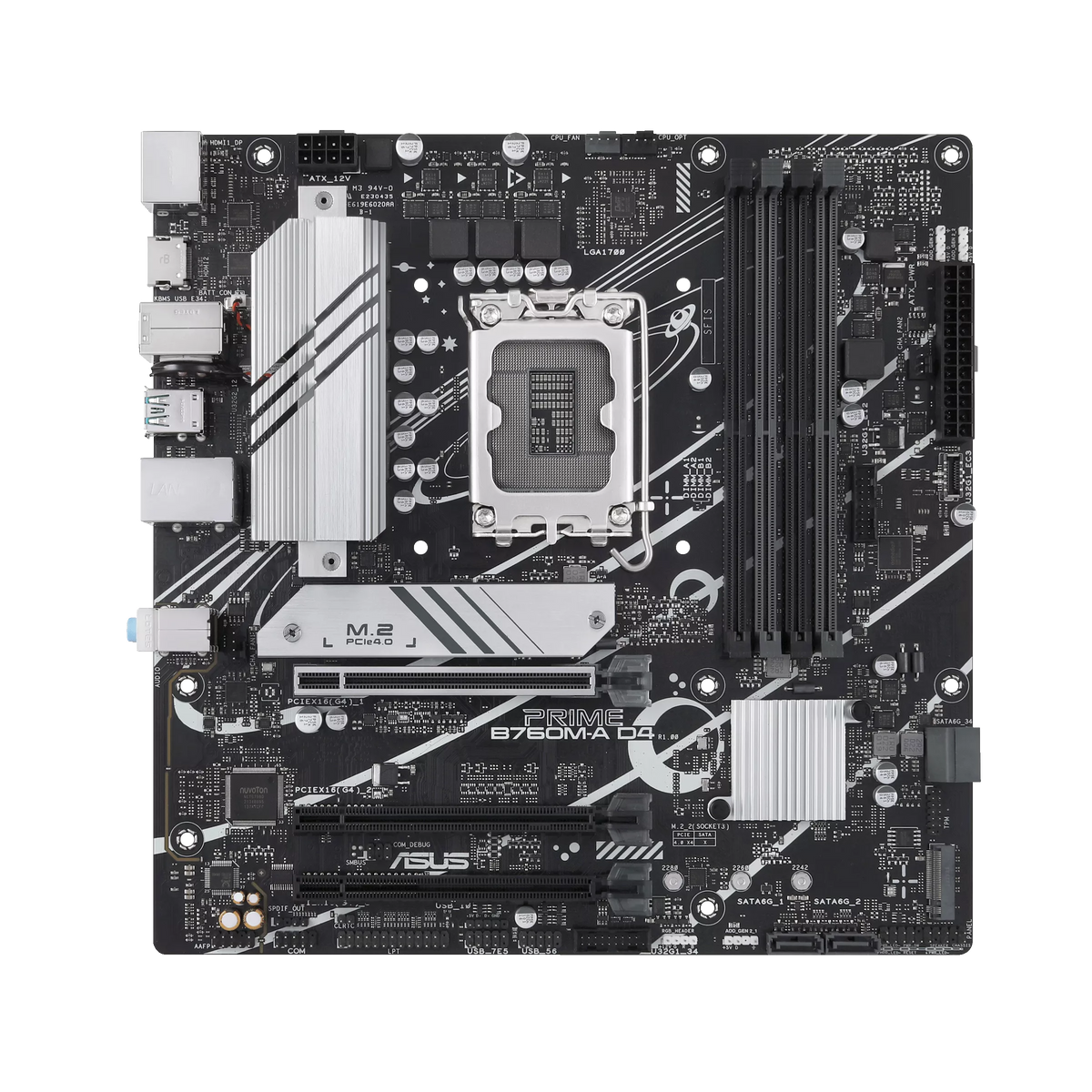 ASUS PRIME B760M-A 4DDR4 2XM.2 MOTHERBOARD (HDMI, DP)