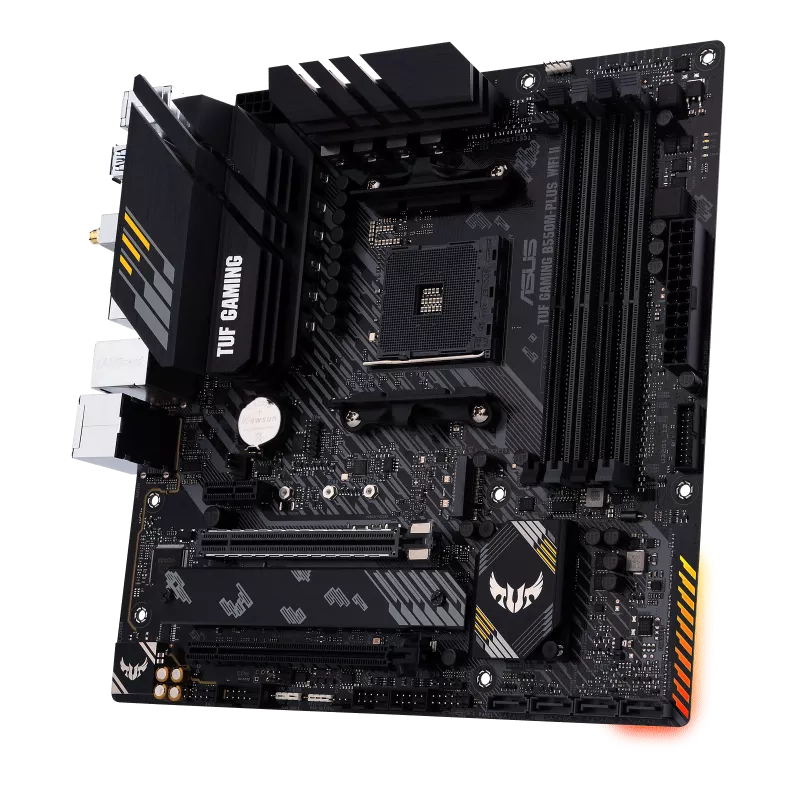 ASUS TUF B550M-PLUS WIFI II 4DDR4 2XM.2 MOTHERBOARD (HDMI, DP) WIFI+BT