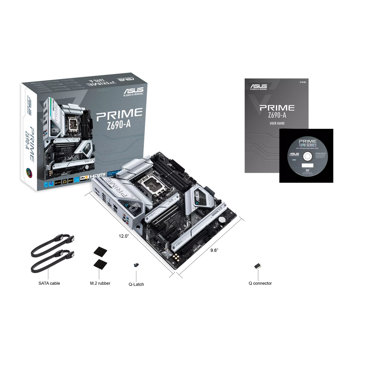 ASUS PRIME Z690-A 4DDR5 4XM.2 MOTHERBOARD (HDMI, DP)