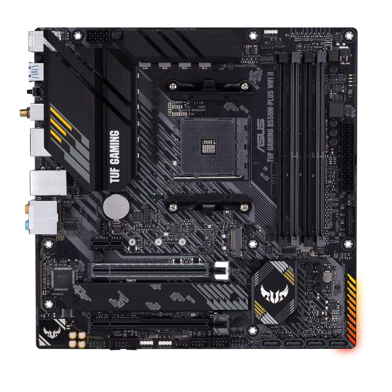 ASUS TUF B550M-PLUS WIFI II 4DDR4 2XM.2 MOTHERBOARD (HDMI, DP) WIFI+BT