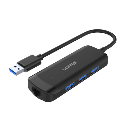 UNITEK H1111A UHUB Q4+ 4 IN 1 USB HUB (3XUSB-A, RJ45)