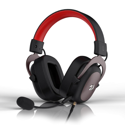 REDRAGON ZEUS2 7.1 VRTUAL SURROUND GMG HDST (PC, PS4, XBX ONE, NINTENDO SWTCH, MOBL) (WHITE/RED)