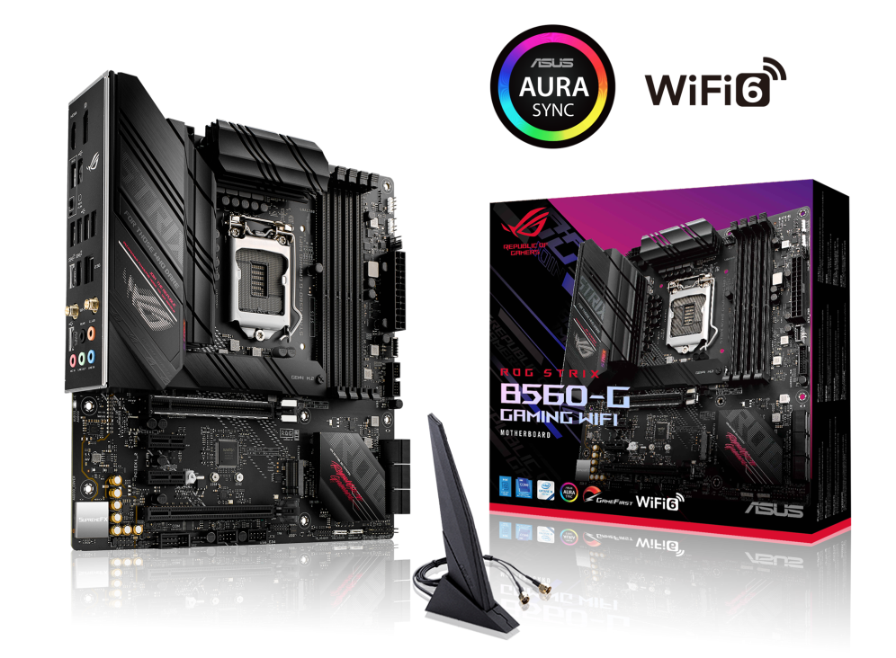 ASUS ROG STRIX B560-G GAMING WIFI 4DDR4 2XM.2 MOTHERBOARD (HDMI, DP) WIFI