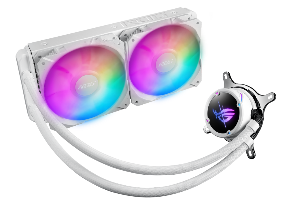 ASUS ROG STRIX LC II 240 ARGB LIQUID CPU COOLER (WHITE)