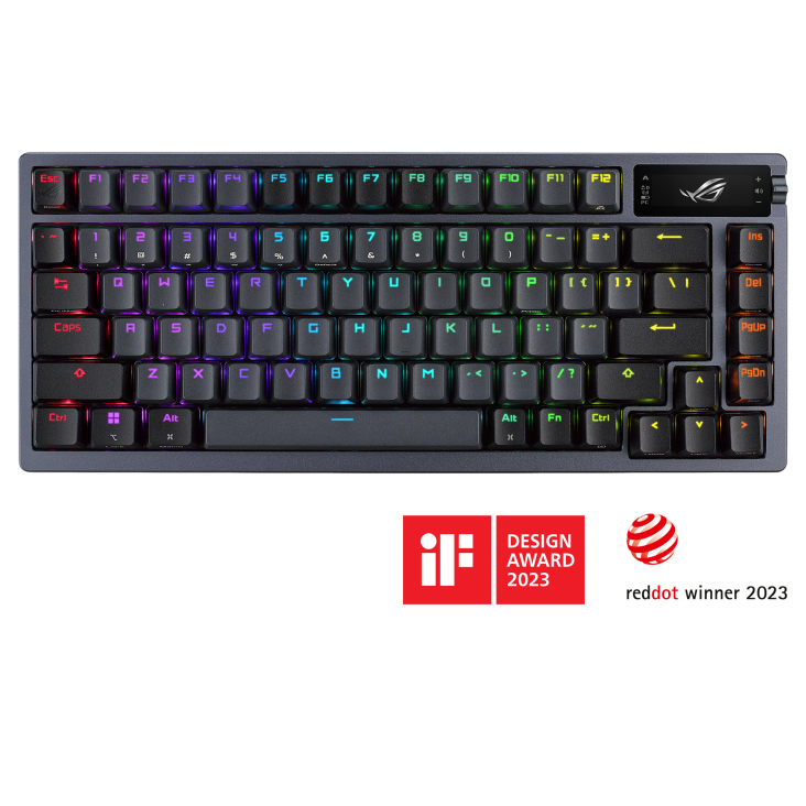 ASUS ROG AZOTH TRI-MODE RGB MECHANICAL GAMING KEYBOARD