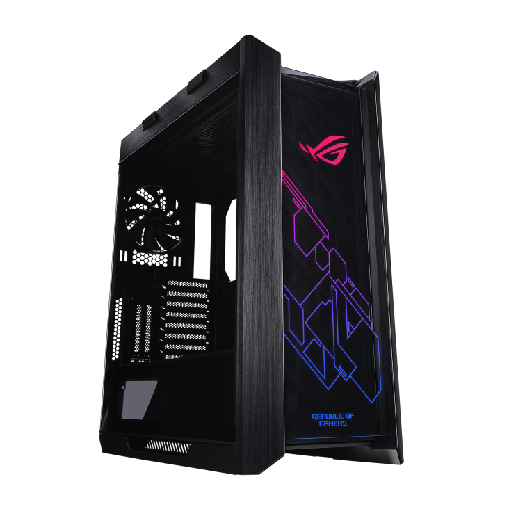 ASUS ROG HELIOS GX601 RGB MID TOWER CASE W/ TEMPERED WINDOW, 4FANS