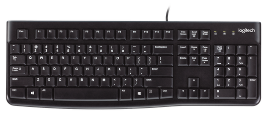 LOGITECH K120 CLASSIC USB KEYBOARD BLACK