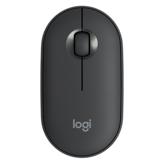 LOGITECH M350 PEBBLE WIRELESS BLUETOOTH MOUSE (GRAY)