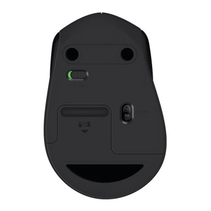LOGITECH M331 SILENT PLUS WIRELESS MOUSE (BLACK)