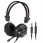 A4TECH HS-28I-1 SINGLE JACK HEADSET W/MIC (BLACK)