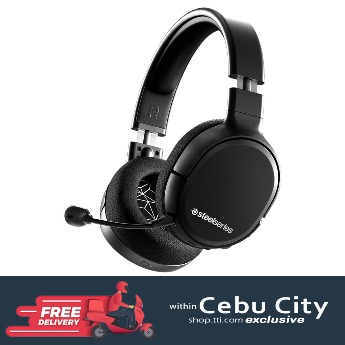STEELSERIES ARCTIS 1 WIRELESS 4IN1 USB-C GAMING HEADSET (BLACK)