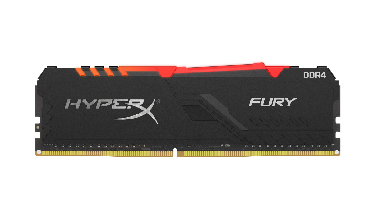 8GB DDR4-3200 HX432C16FB3A/8 HYPER-X FURY RGB BLACK