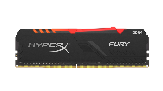 8GB DDR4-3200 HX432C16FB3A/8 HYPER-X FURY RGB BLACK