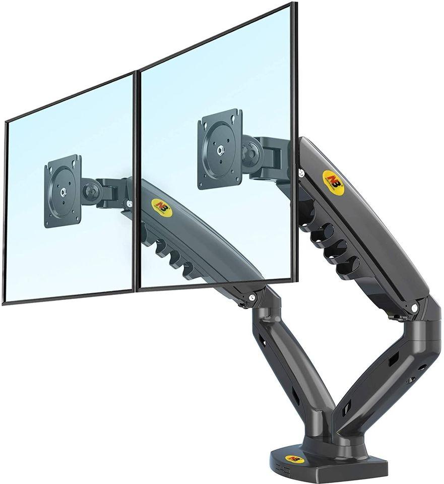 NORTH BAYOU F160 17-27" DUAL MONITOR ARM MOUNT