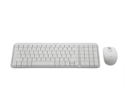LOGITECH WIRELESS BLUETOOTH KEYBOARD + MOUSE MK250 (White)