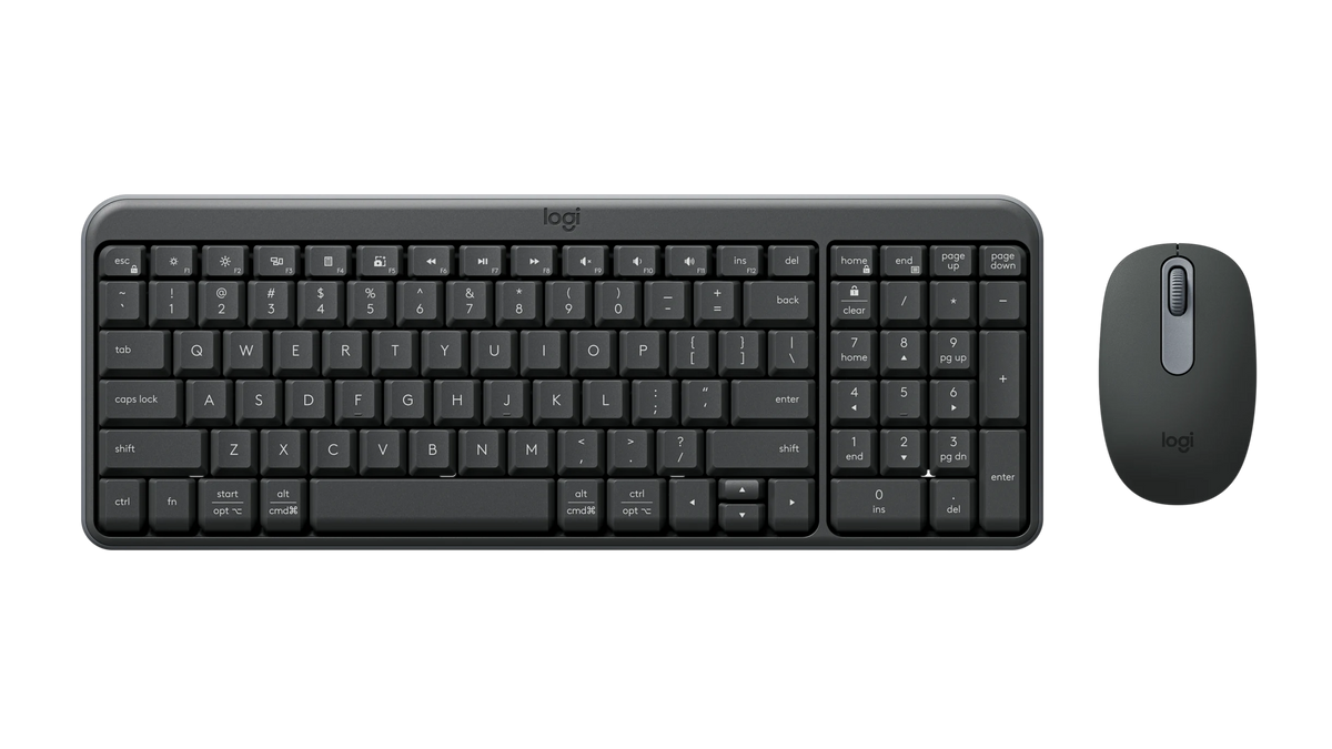 LOGITECH WIRELESS BLUETOOTH KEYBOARD + MOUSE MK250 (White)