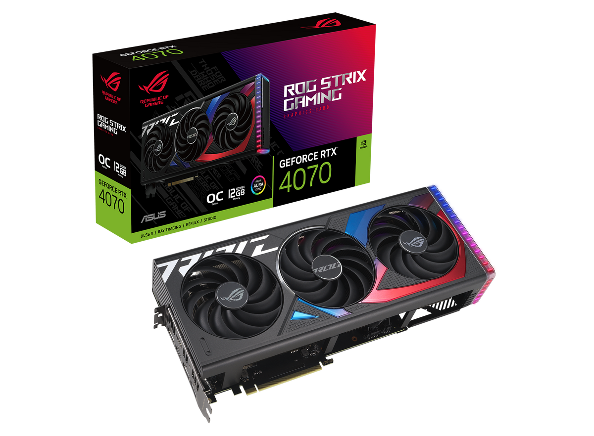 ASUS RTX 4070 12GB 192BIT GDDR6X ROG STRIX O12G-GAMING (2XHDMI, 3XDP)
