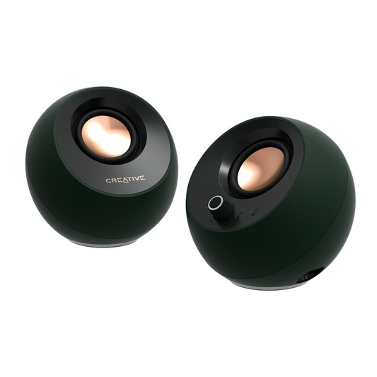 CREATIVE PEBBLE PRO USB-C/BLUETOOTH/3.5MM SPEAKERS (BLACK)-Black