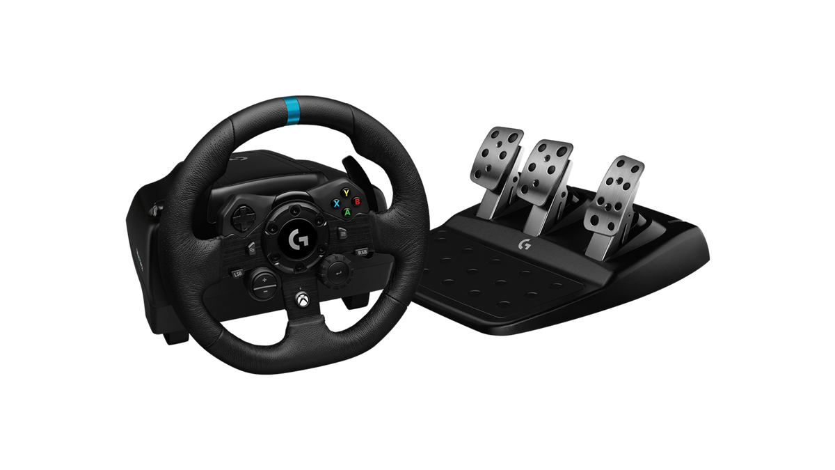 LOGITECH G923 RACING WHEEL AND PEDALS