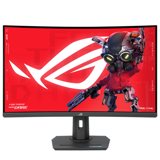 ASUS ROG STRIX XG32WCS-J 31.5" QHD CURVED GAMING MONITOR 180HZ 1MS WLMNT (DP, HDMI, USB-C)
