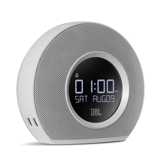 JBL HORIZON 3 BLUETOOTH CLOCK RADIO W/ USB-C CHARGING & AMBIENT LIGHT (GRAY)