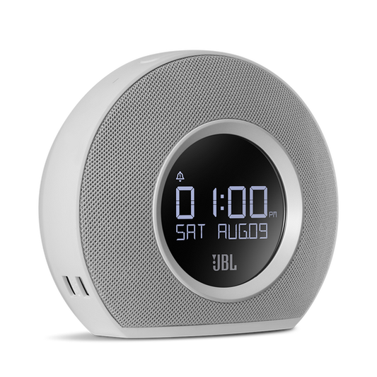 JBL HORIZON 3 BLUETOOTH CLOCK RADIO W/ USB-C CHARGING & AMBIENT LIGHT (GRAY)