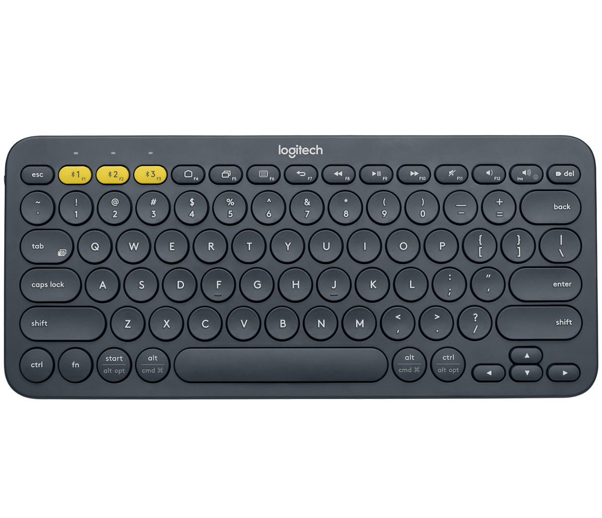 LOGITECH BLUETOOTH MULTI-DEVICE KEYBOARD K380 (GRAY)