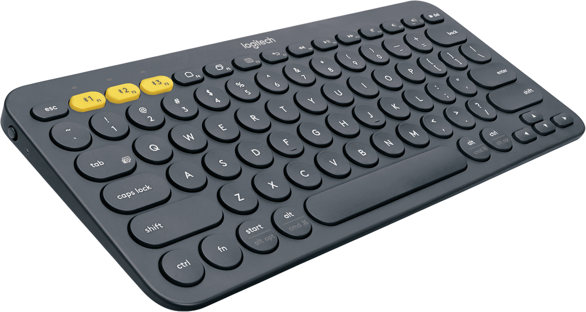 LOGITECH BLUETOOTH MULTI-DEVICE KEYBOARD K380 (GRAY)