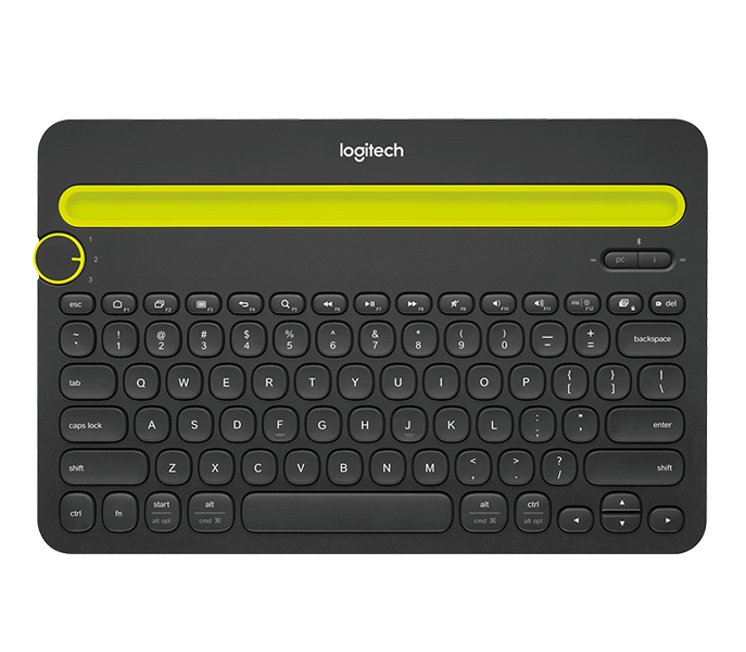 LOGITECH BLUETOOTH MULTI-DEVICE KEYBOARD K480 (BLACK)