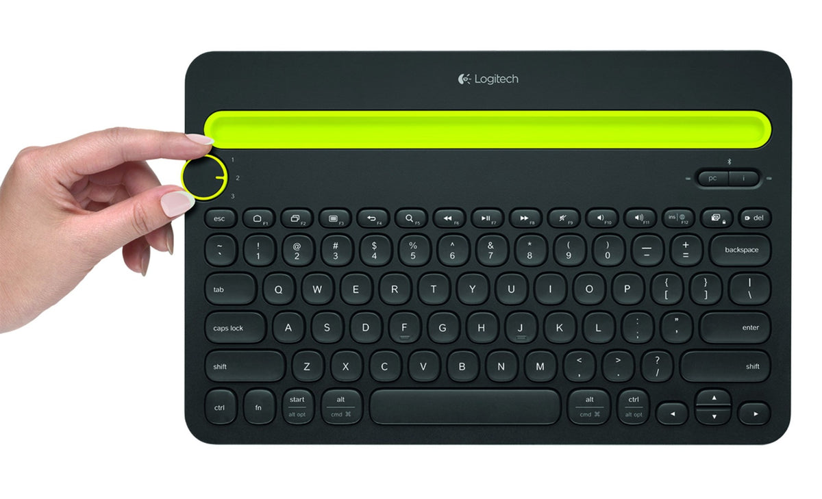 LOGITECH BLUETOOTH MULTI-DEVICE KEYBOARD K480 (BLACK)