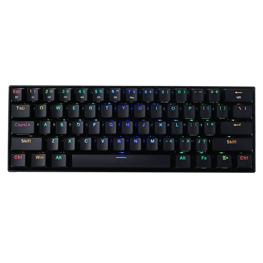 REDRAGON DRACONIC WIRED/BLUETOOTH RGB MECHANICAL KEYBOARD (BLACK)