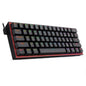 REDRAGON FIZZ RGB WIRED 60% MECHANICAL GAMING KEYBOARD (RED SWITCH/SWAPPBL)