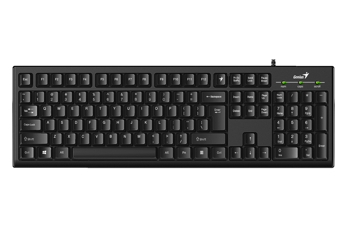 GENIUS KB-100 USB BLACK KEYBOARD