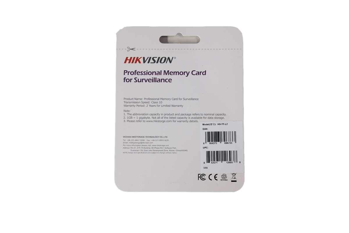 HIKVISION L2 MICRO SDXC MEMORY FOR SURVEILLANCE 32GB | 64GB | 128GB