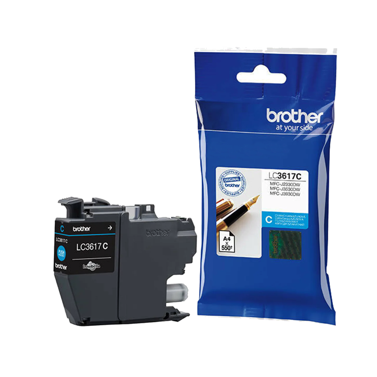 BROTHER LC-3617 CYAN INK CARTRIDGE