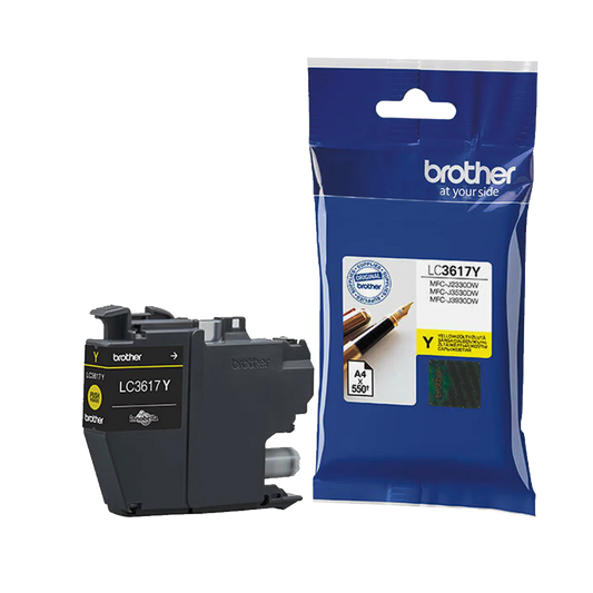 BROTHER LC-3617 YELLOW INK CARTRIDGE