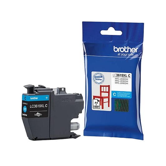 BROTHER LC-3619XL CYAN INK CARTRIDGE