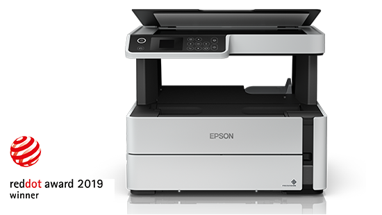 EPSON ECOTANK MONOCHROME M2140 AIO PRINTER AUTO DUPLEX W/ LCD SCREEN