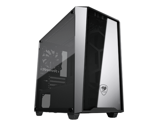COUGAR MG120-G MINI TOWER CASE W/ TEMPERED GLASS SIDE WINDOW, 1FAN